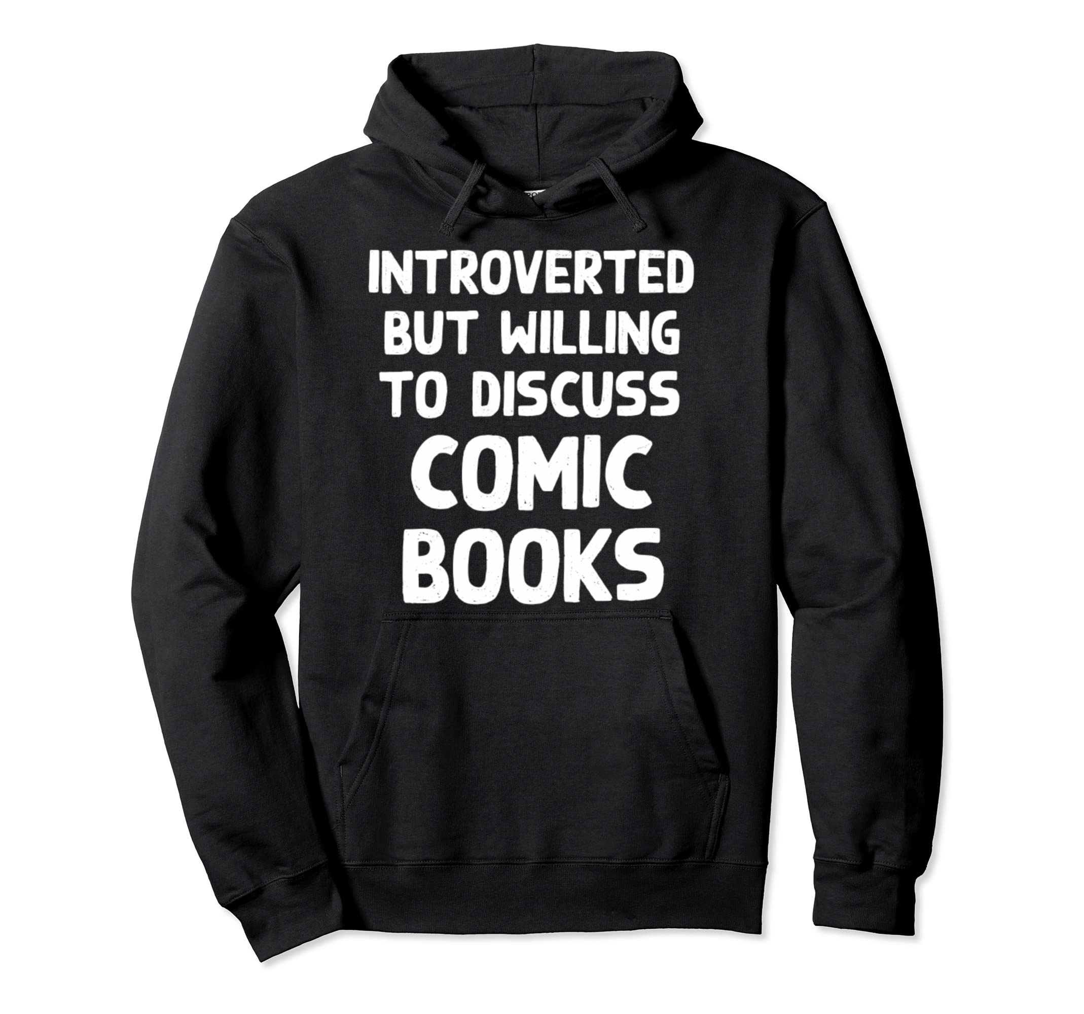 Introverted But Willing To Discuss Hoodie - Minimalist Print for Adults - T-Shirt, Sweatshirt, Hoodie