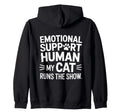Emotional Support Human Do Not Pet Gifts Hoodie - Unique Graphic for Adults - T-Shirt, Sweatshirt, Hoodie