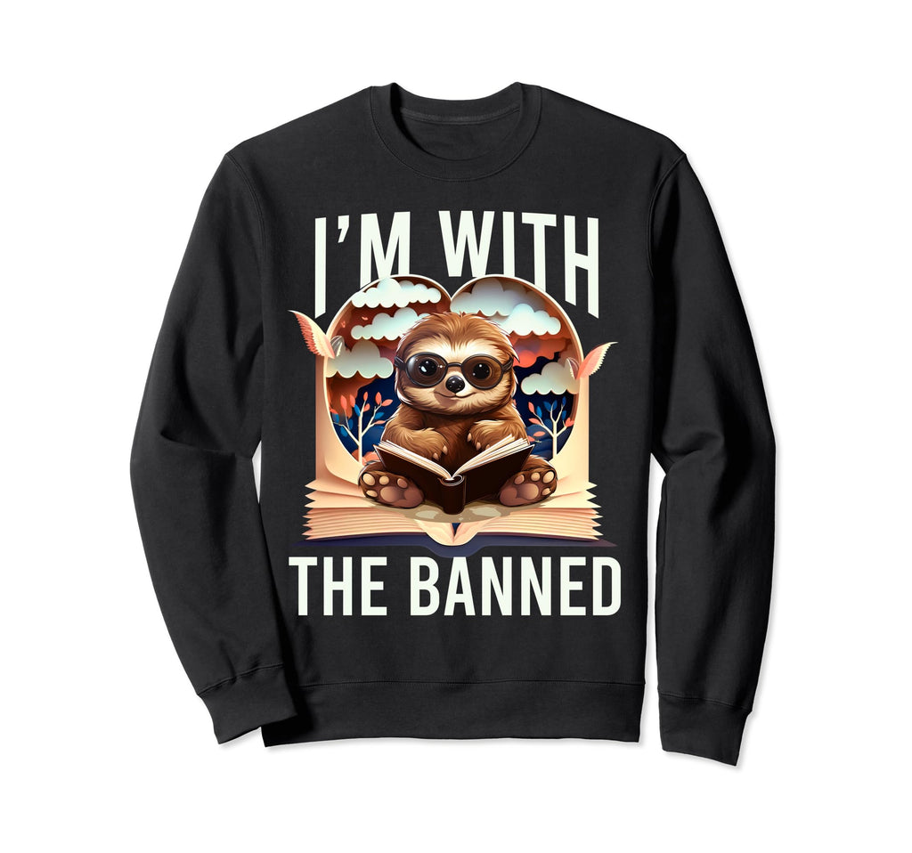 Im Banned Hearts Funny Sweatshirt - Casual Everyday Wear for Adults - T-Shirt, Sweatshirt, Hoodie