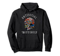 Antisocial Butterfly Fairy Grunge Hoodie - Novelty Apparel Men Women - T-Shirt, Sweatshirt, Hoodie