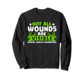 Mental Health Not All Wounds Sweatshirt - Unique Graphic for Adults - T-Shirt, Sweatshirt, Hoodie