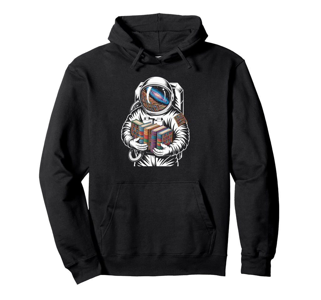Astronaut Discovering Cosmic Universe Hoodie - Minimalist Print Unisex - T-Shirt, Sweatshirt, Hoodie