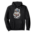 Astronaut Discovering Cosmic Universe Hoodie - Minimalist Print Unisex - T-Shirt, Sweatshirt, Hoodie