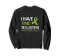 I Have Time To Listen Groovy Mental Sweatshirt - Graphic Print Unisex - T-Shirt, Sweatshirt, Hoodie
