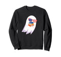 Funny Hallowen Ghost Red More Books Sweatshirt - Fun Novelty Design Unisex - T-Shirt, Sweatshirt, Hoodie