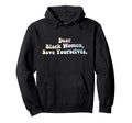 Empowerment Black Self Care Groovy Hoodie - Graphic Print Men Women - T-Shirt, Sweatshirt, Hoodie