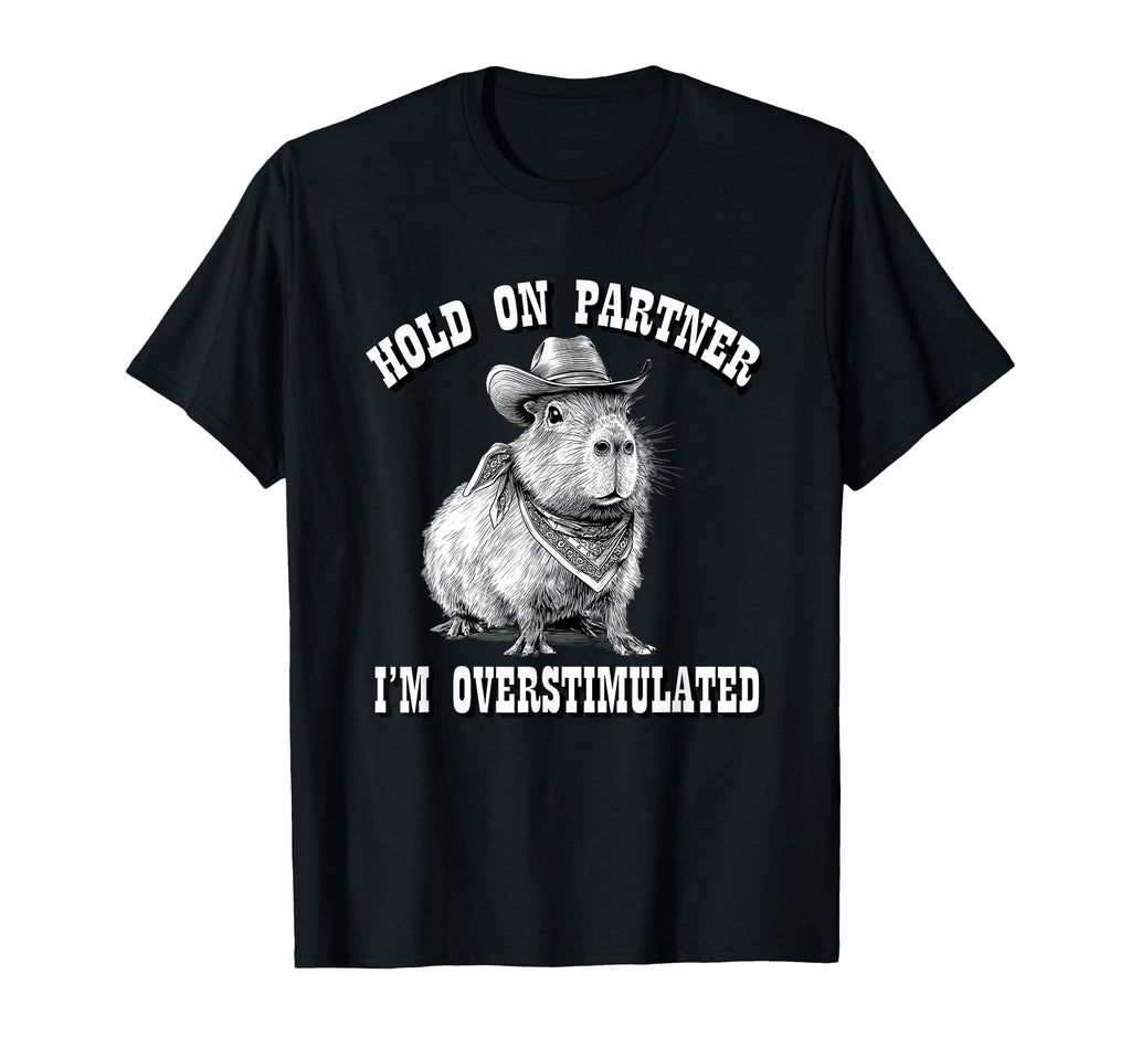 Funny Adhd Western Howdy Partner T-Shirt - Custom Art Print Unisex - T-Shirt, Sweatshirt, Hoodie