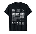 Queer Spice Reader Smut Lgbt Label T-Shirt - Minimalist Print Men Women - T-Shirt, Sweatshirt, Hoodie