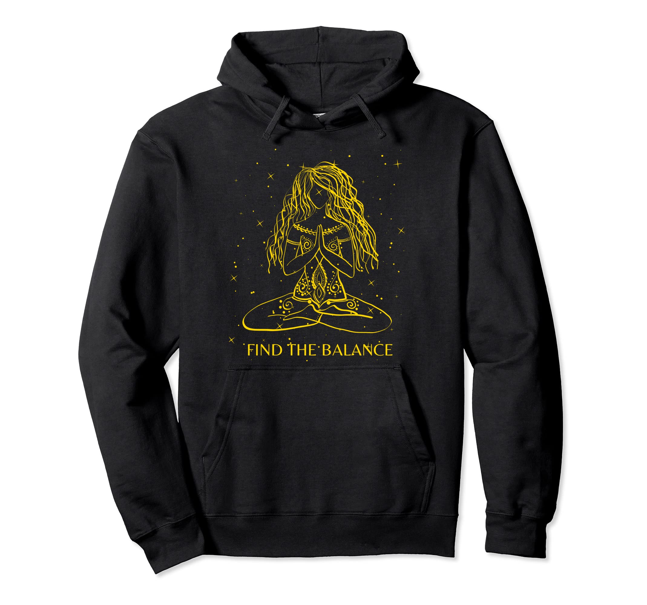 Yoga Meditation Mindfulness Peace Hoodie - Streetwear Style for Adults - T-Shirt, Sweatshirt, Hoodie