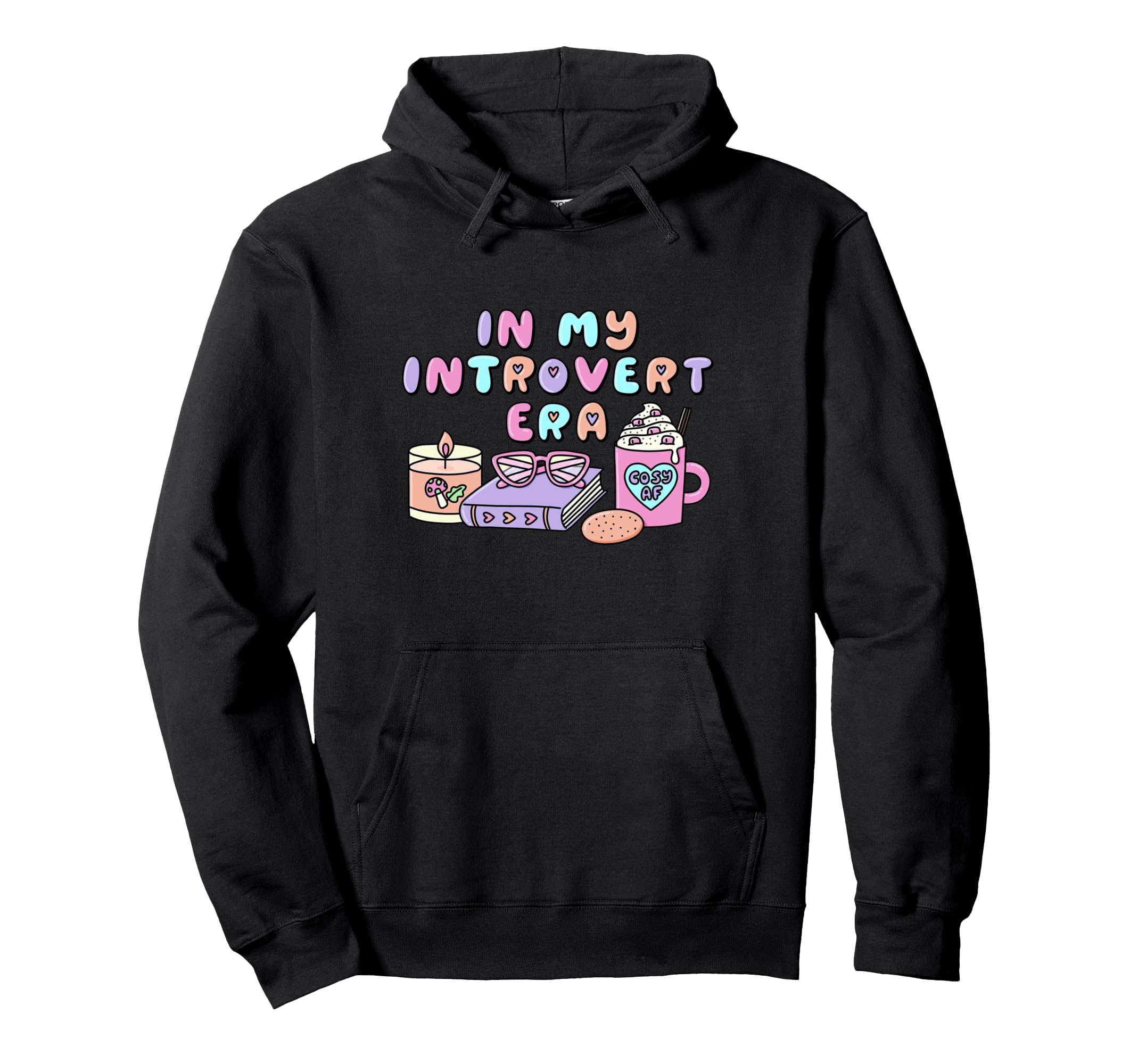 My Introvert Era Cozy Season Vibes Coffee Hoodie - Graphic Print Men Women - T-Shirt, Sweatshirt, Hoodie