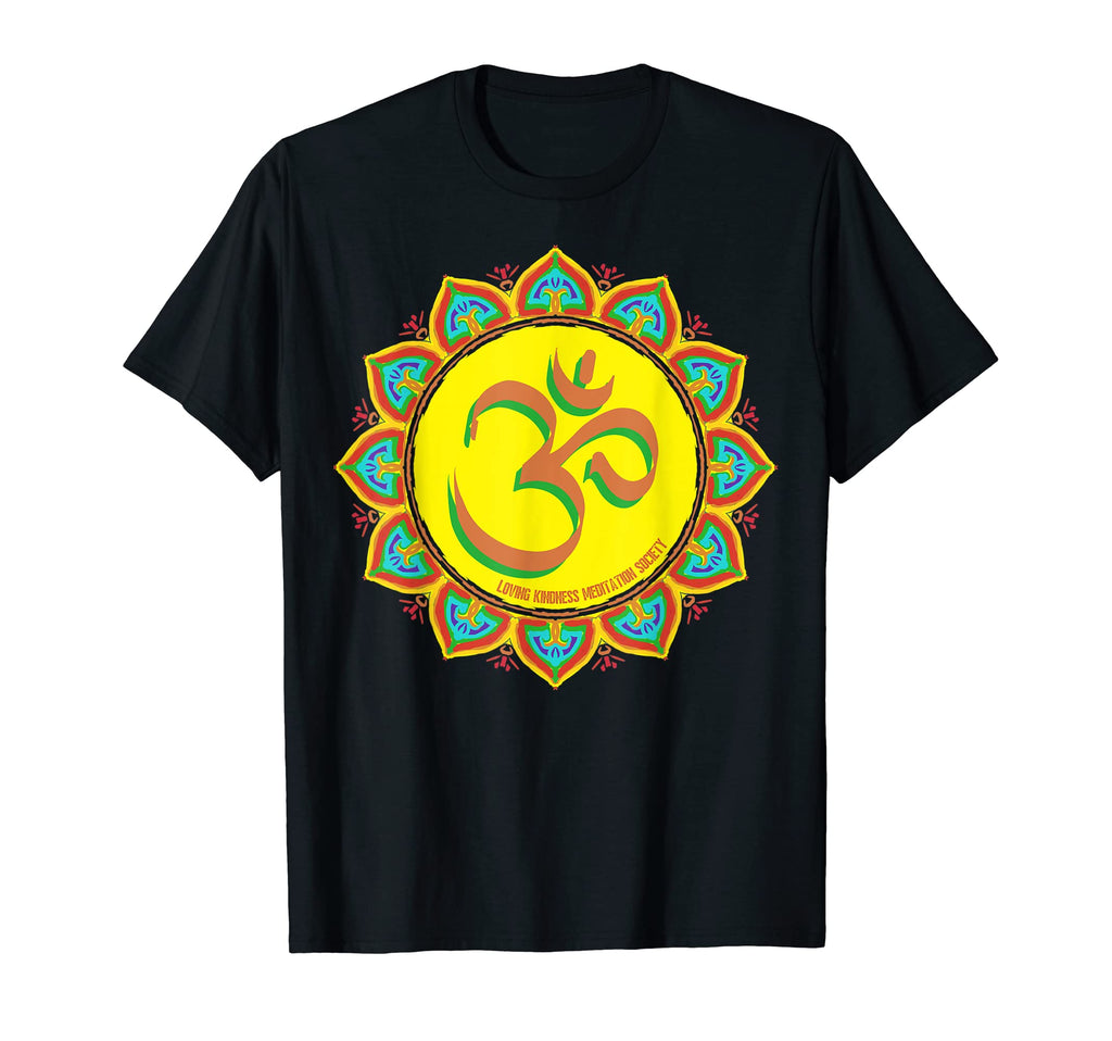 Mindfulness Om Ohm Mandala Buddhism T-Shirt - Graphic Print for Adults - T-Shirt, Sweatshirt, Hoodie