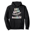 Funny Anti Social Butterfly Club Shy Hoodie - Casual Everyday Wear Unisex - T-Shirt, Sweatshirt, Hoodie