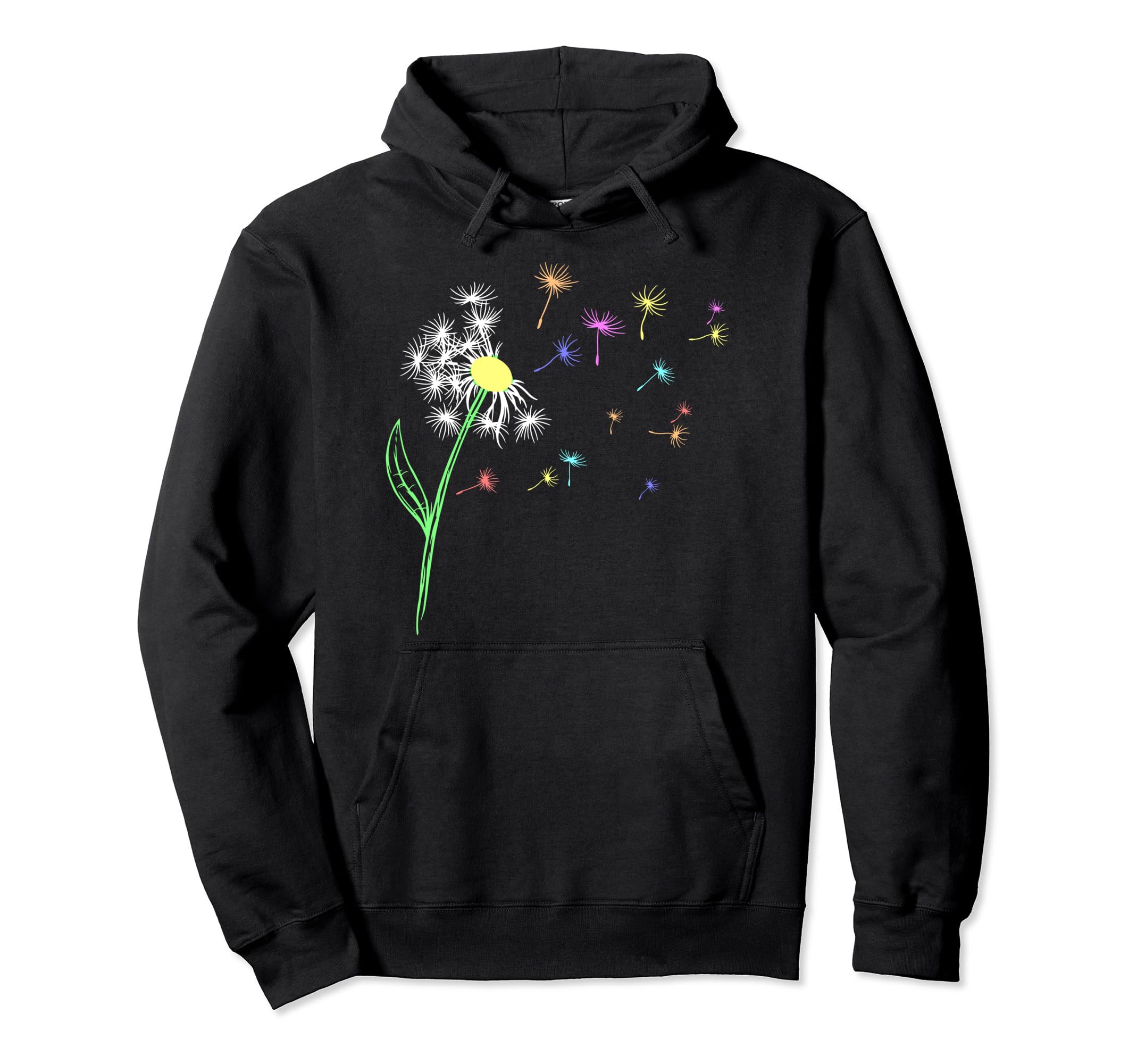 Colorful Dandelion Relaxation And Hoodie - Trendy Graphic Men Women - T-Shirt, Sweatshirt, Hoodie