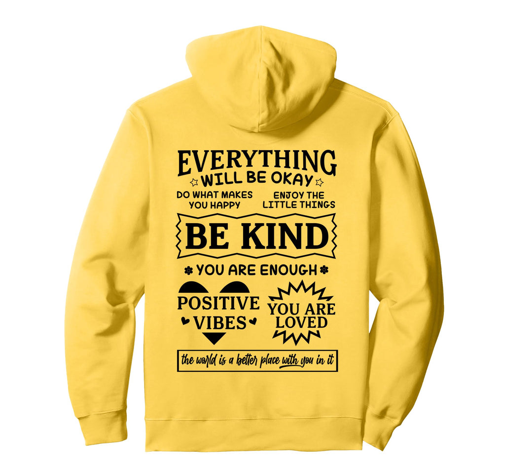 Everything Will Be Okay Therapy Mental Hoodie - Custom Art Print Men Women - T-Shirt, Sweatshirt, Hoodie