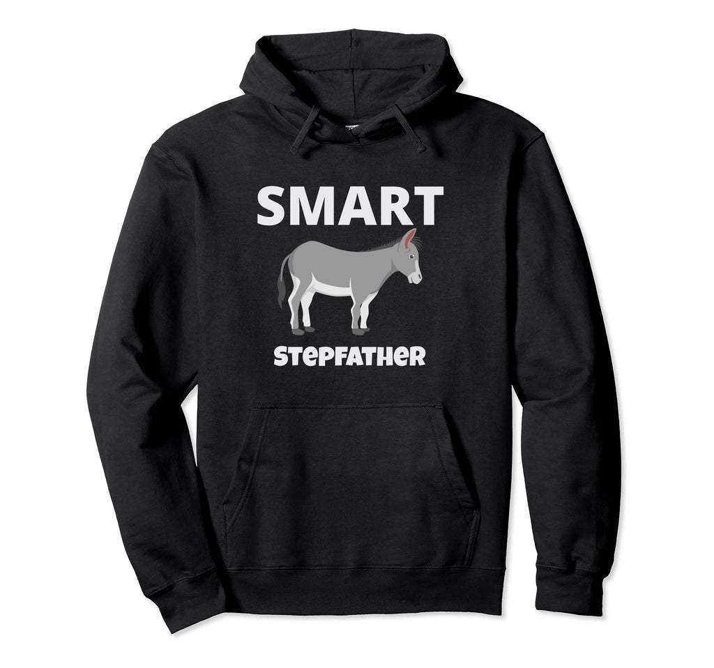 Best Smart Ass Step Father Ever Funny Hoodie - Minimalist Print for Adults - T-Shirt, Sweatshirt, Hoodie