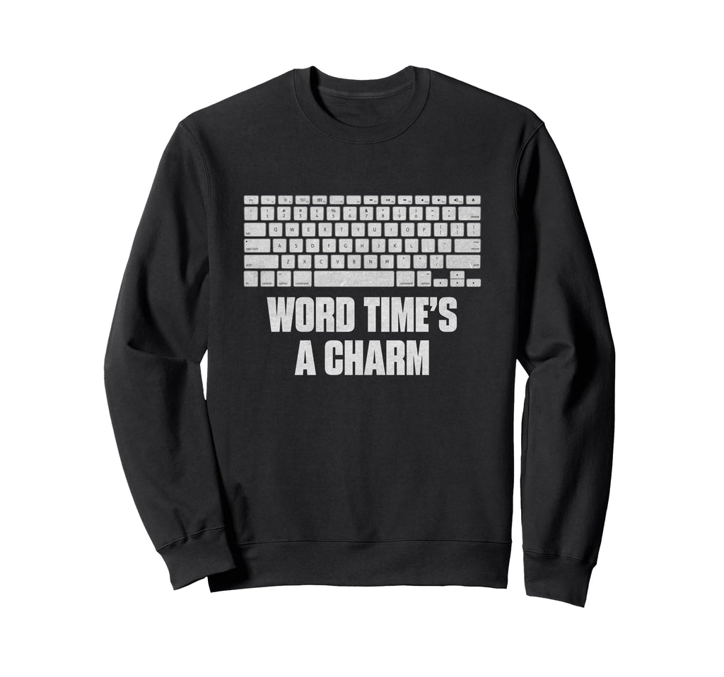 Word Times Charm Funny Bookworm Sweatshirt - Trendy Graphic for Adults - T-Shirt, Sweatshirt, Hoodie