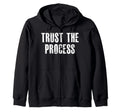 Gym Trust Process Workout Motivational Sweatshirt - Minimalist Print Unisex - T-Shirt, Sweatshirt, Hoodie