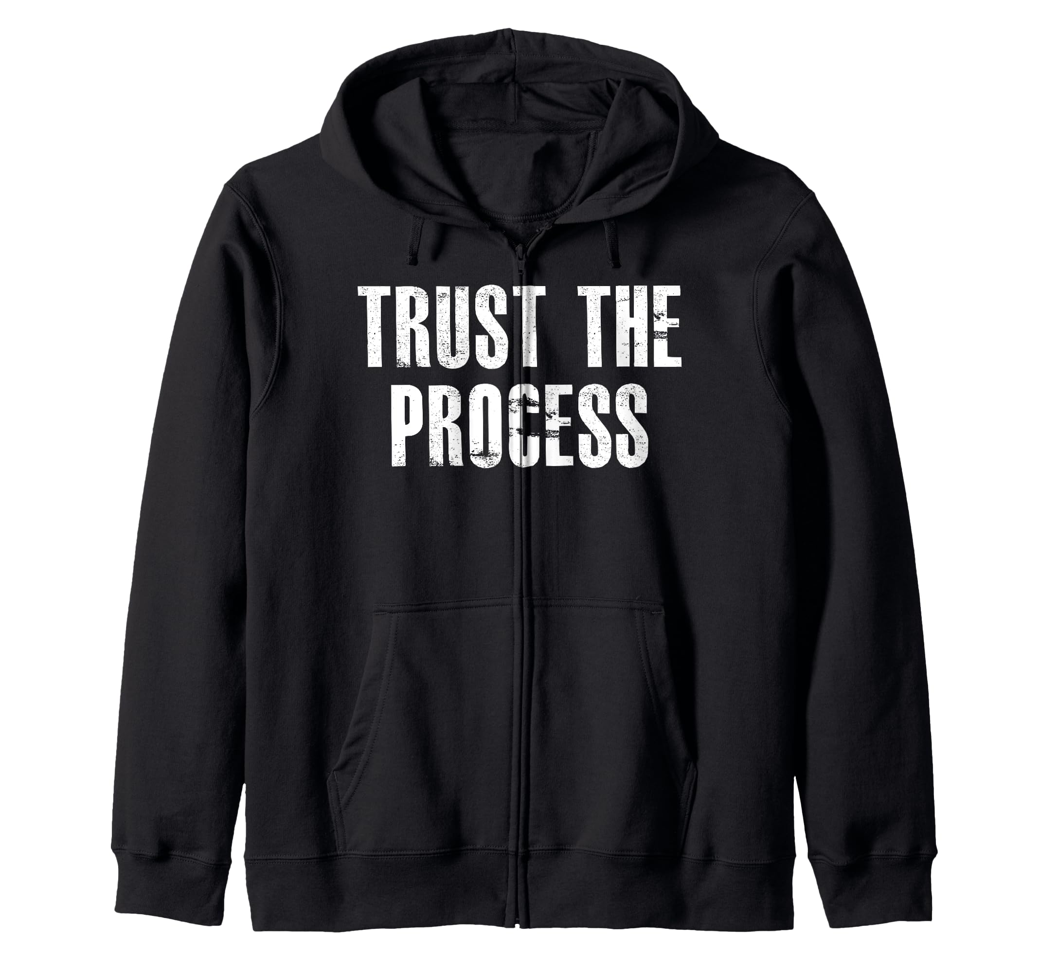 Gym Trust Process Workout Motivational Sweatshirt - Minimalist Print Unisex - T-Shirt, Sweatshirt, Hoodie