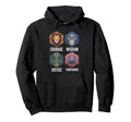 Courage Wisdom Justice Temperance And Hoodie - Streetwear Style for Adults - T-Shirt, Sweatshirt, Hoodie
