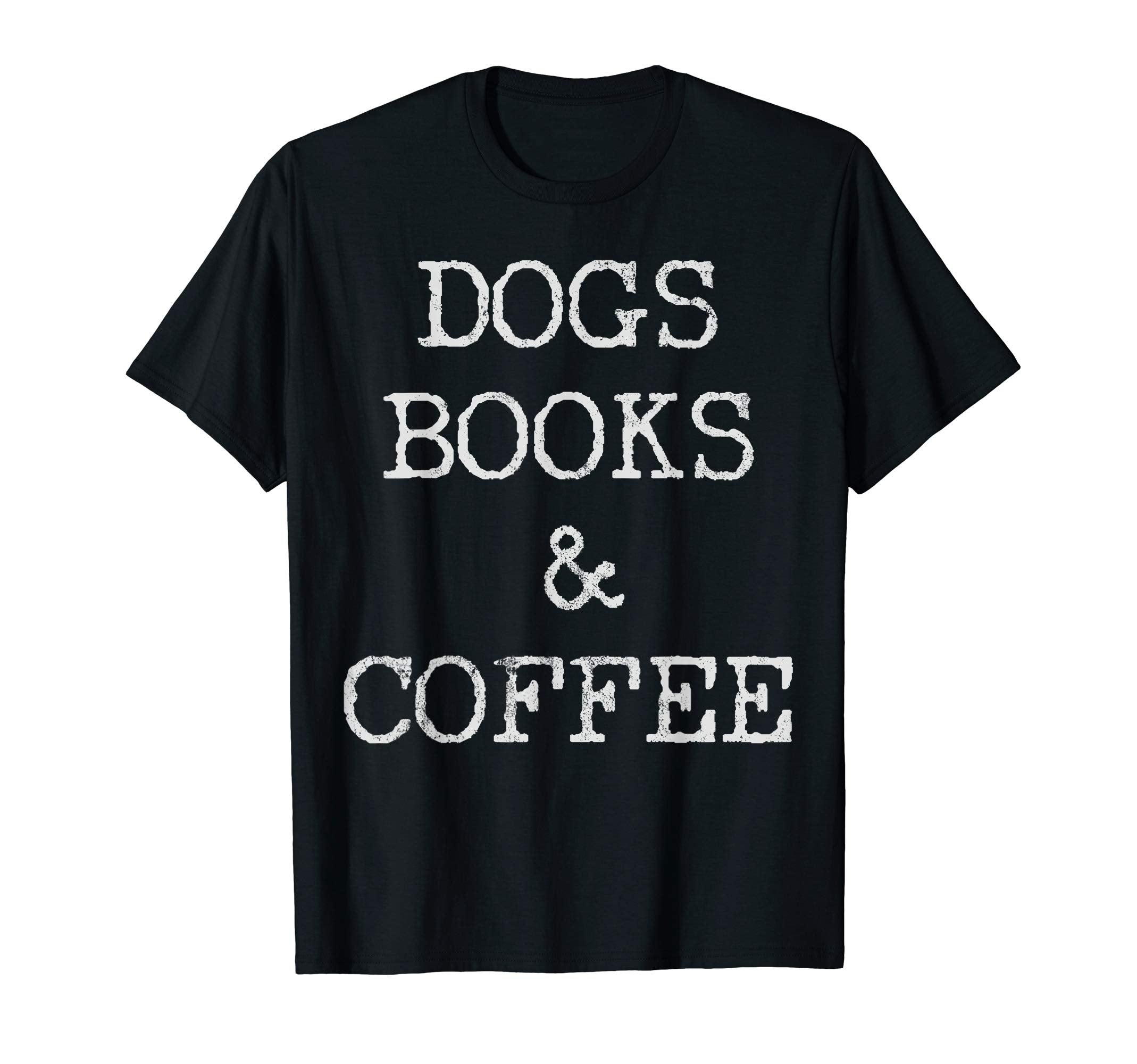Dog Book Coffee T-Shirt - Custom Art Print Unisex - T-Shirt, Sweatshirt, Hoodie