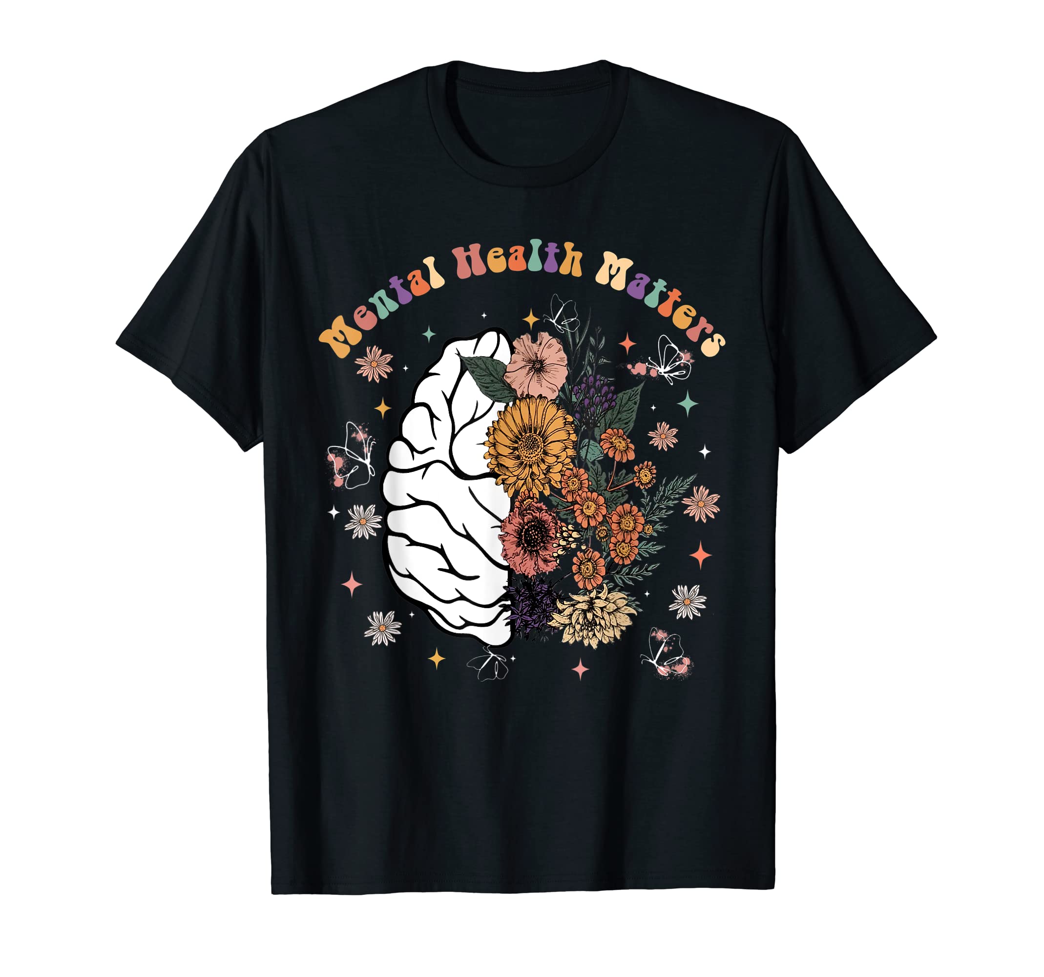 Mental Health Gifts Awareness T-Shirt - Aesthetic Graphic for Adults - T-Shirt, Sweatshirt, Hoodie