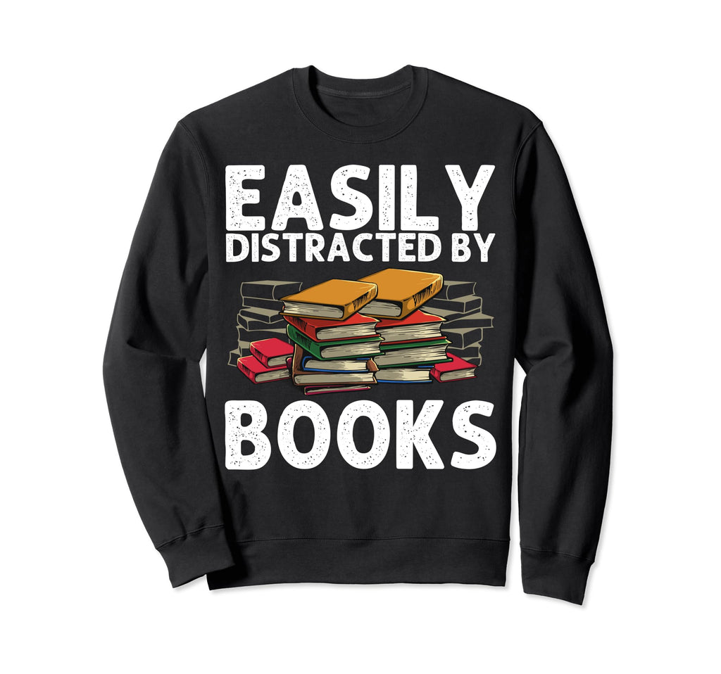Funny Bookworm Art Book Reading Sweatshirt - Trendy Graphic Men Women - T-Shirt, Sweatshirt, Hoodie
