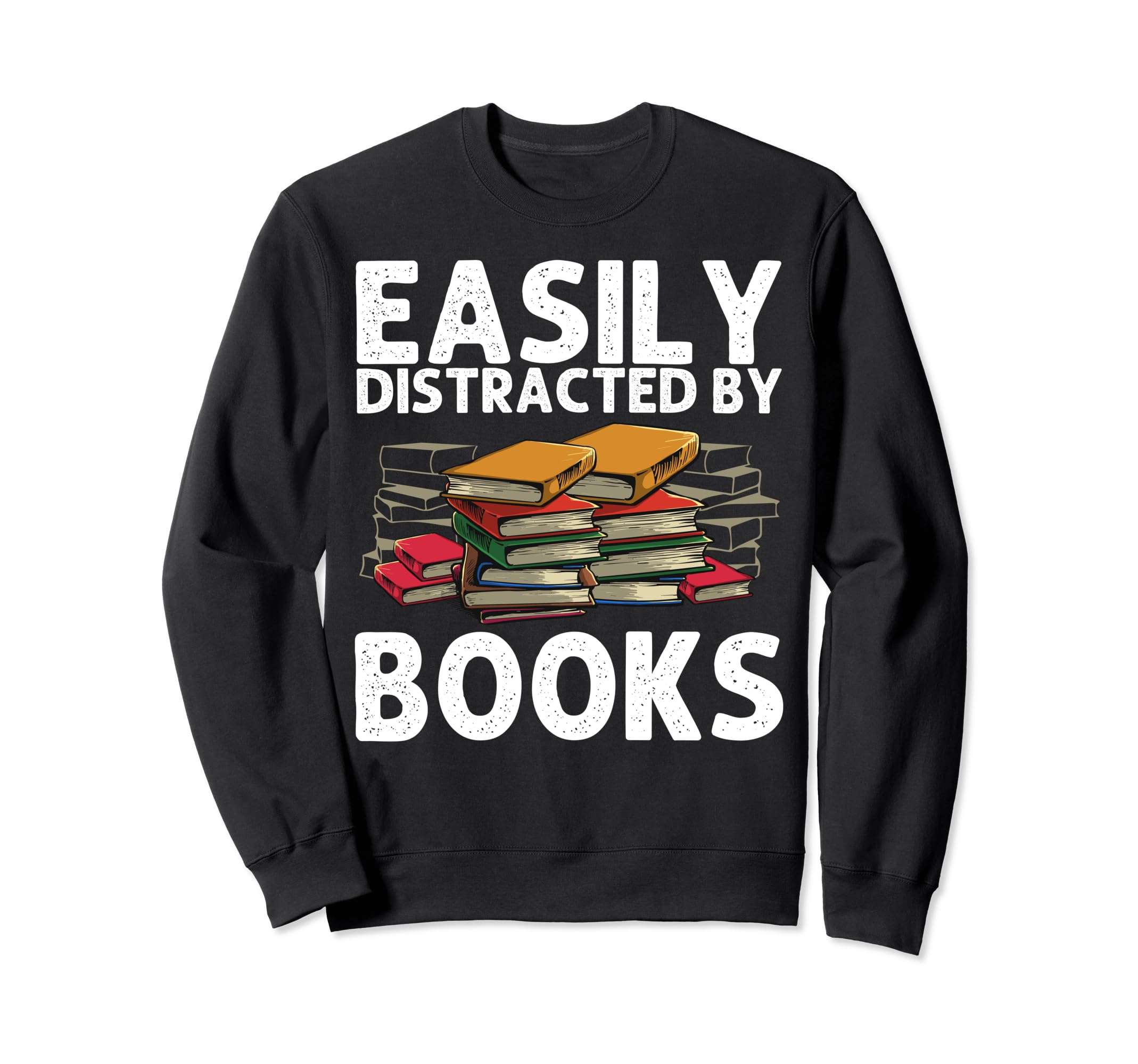 Funny Bookworm Art Book Reading Sweatshirt - Trendy Graphic Men Women - T-Shirt, Sweatshirt, Hoodie