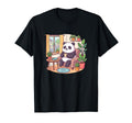 Relaxing Panda Tea Cozy Reading Nook T-Shirt - Graphic Print Men Women - T-Shirt, Sweatshirt, Hoodie