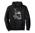 Floral Flower Book Reading Bookworm Hoodie - Streetwear Style for Adults - T-Shirt, Sweatshirt, Hoodie