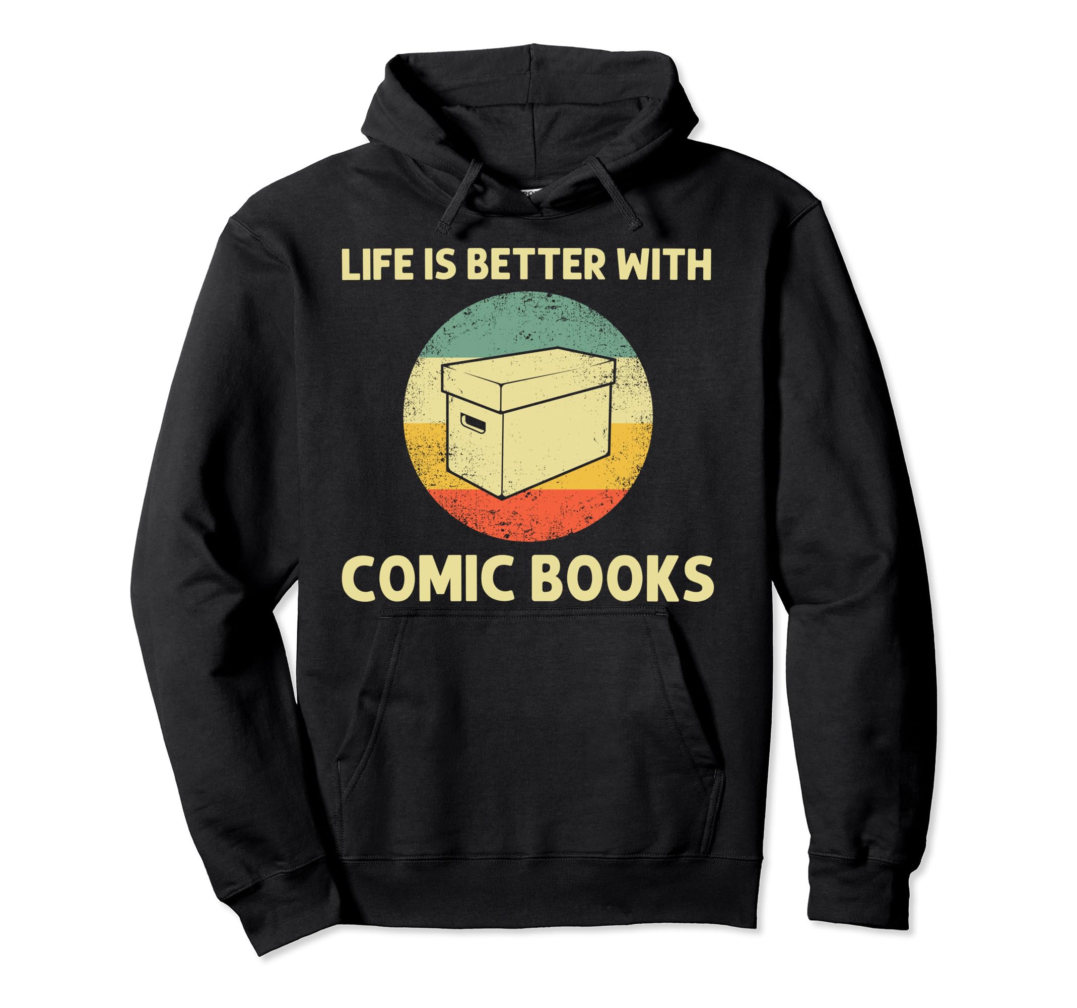 Comic Book Comic Book Lovers Books Nerd Hoodie - Fun Novelty Design Unisex - T-Shirt, Sweatshirt, Hoodie