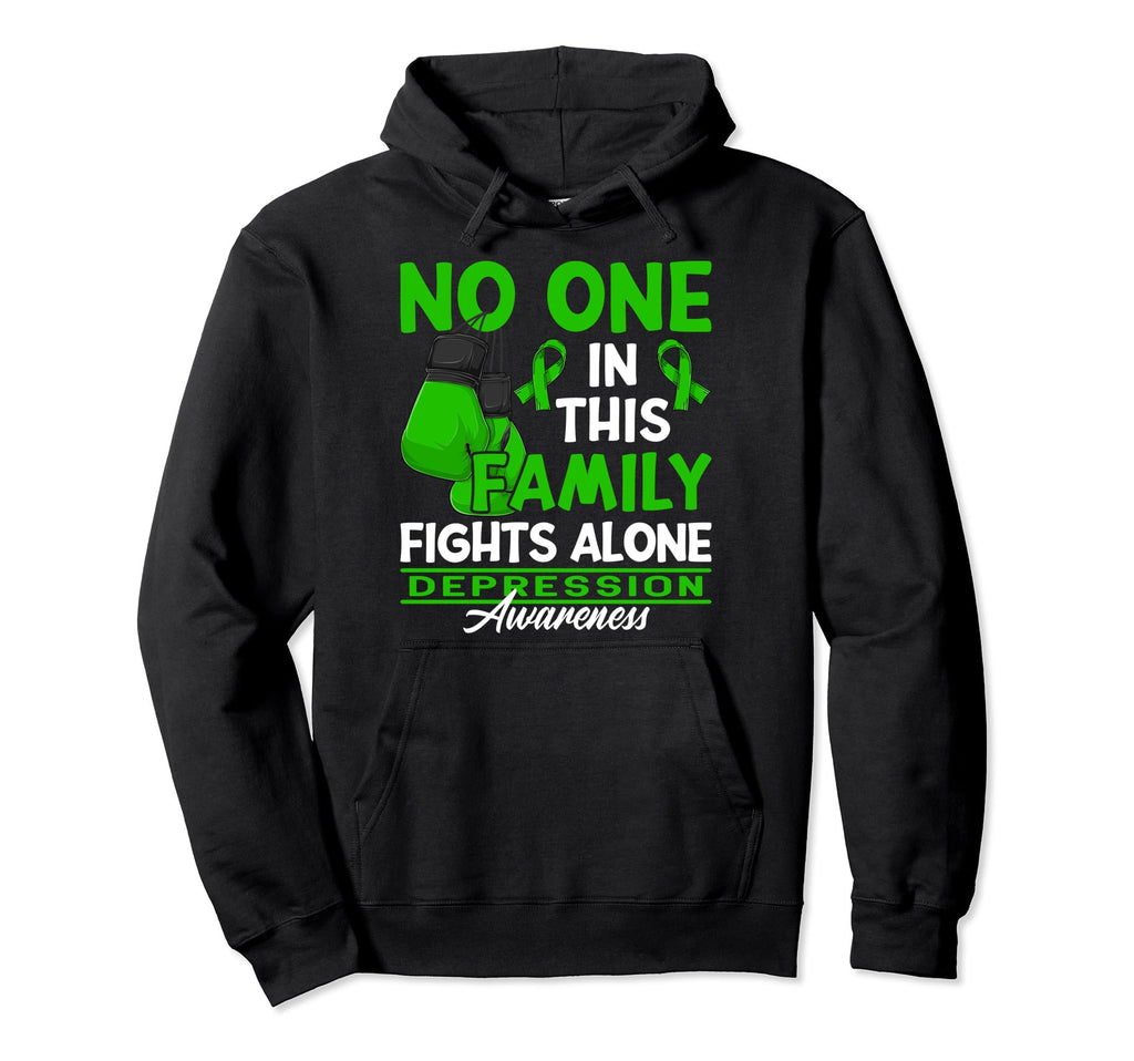 Awareness I No One This Family Fights Hoodie - Streetwear Style for Adults - T-Shirt, Sweatshirt, Hoodie