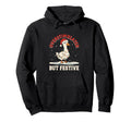 Overstimulated But Festive Funny Hoodie - Casual Everyday Wear for Adults - T-Shirt, Sweatshirt, Hoodie