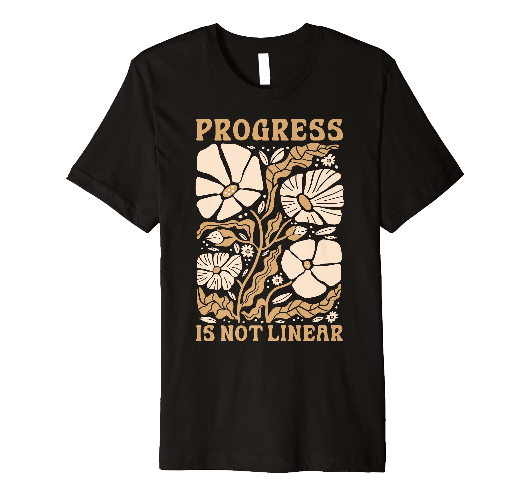 Progress Is Not Linear School Counselor T-Shirt - Unique Graphic Unisex - T-Shirt, Sweatshirt, Hoodie