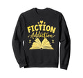 Fiction Addiction Library Sweatshirt - Casual Everyday Wear for Adults - T-Shirt, Sweatshirt, Hoodie