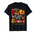 Lets Fall Love Literature Teacher T-Shirt - Custom Art Print Men Women - T-Shirt, Sweatshirt, Hoodie