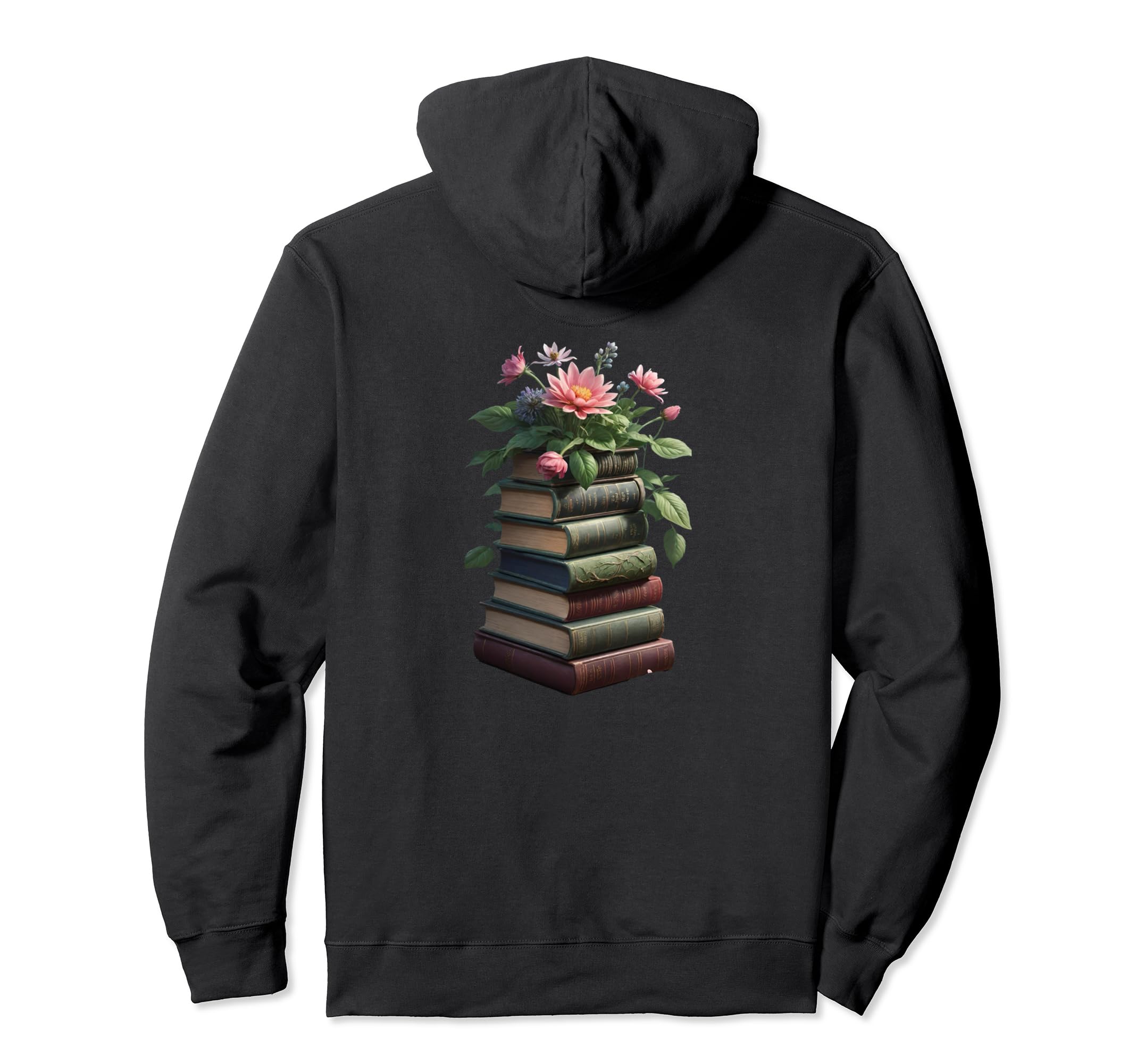 Book Worm Book Stack Reading Addict Hoodie - Streetwear Style Men Women - T-Shirt, Sweatshirt, Hoodie