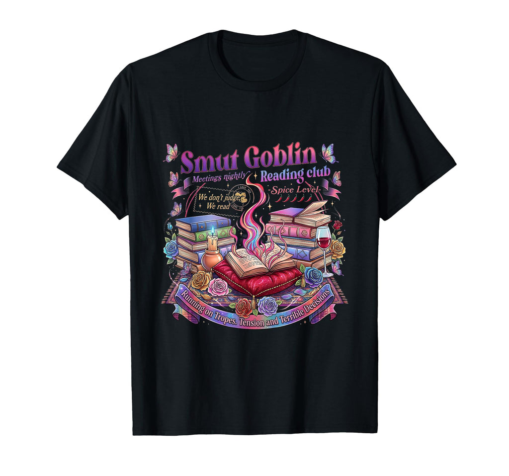 Smut Goblin Readers Club Romance Lover T-Shirt - Minimalist Print Unisex - T-Shirt, Sweatshirt, Hoodie