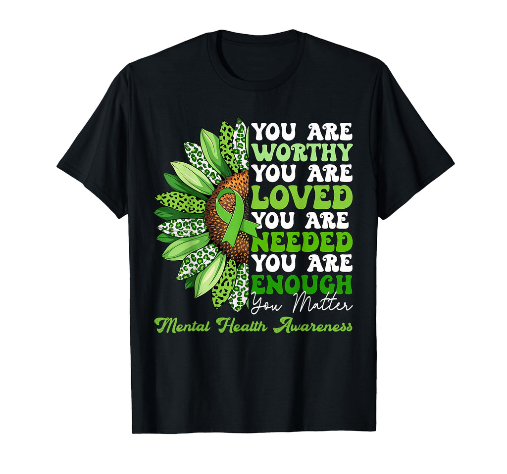 Motivational Support Warrior Mental T-Shirt - Unique Graphic for Adults - T-Shirt, Sweatshirt, Hoodie