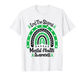 End Stigma Mental Health Awareness Rainbow T-Shirt - Trendy Graphic Unisex - T-Shirt, Sweatshirt, Hoodie