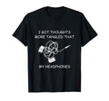 Tangled Headphones Headphones Words Hoodie - Fun Novelty Design for Adults - T-Shirt, Sweatshirt, Hoodie