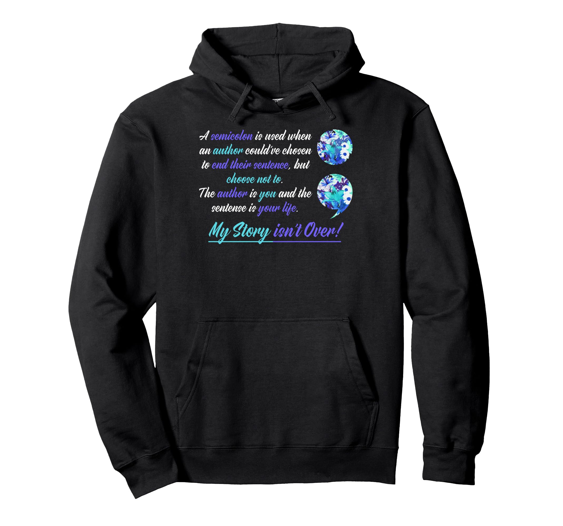 Depression Awareness Mental Health Self Love Hoodie - Trendy Graphic Unisex - T-Shirt, Sweatshirt, Hoodie