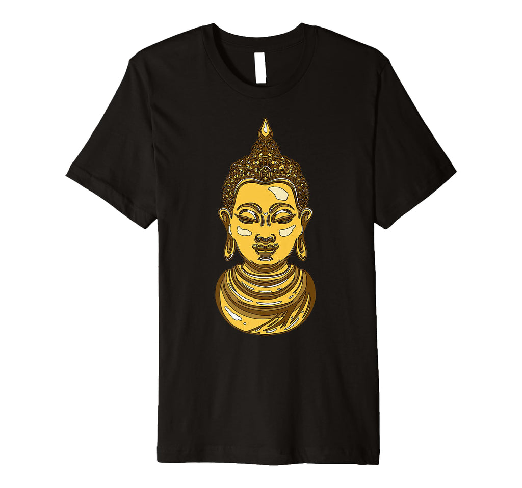 Cartoonish Buddha Face Artistic T-Shirt - Unique Graphic Unisex - T-Shirt, Sweatshirt, Hoodie
