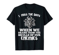 I Miss Days No One Drinks From Skull T-Shirt - Streetwear Style Unisex - T-Shirt, Sweatshirt, Hoodie