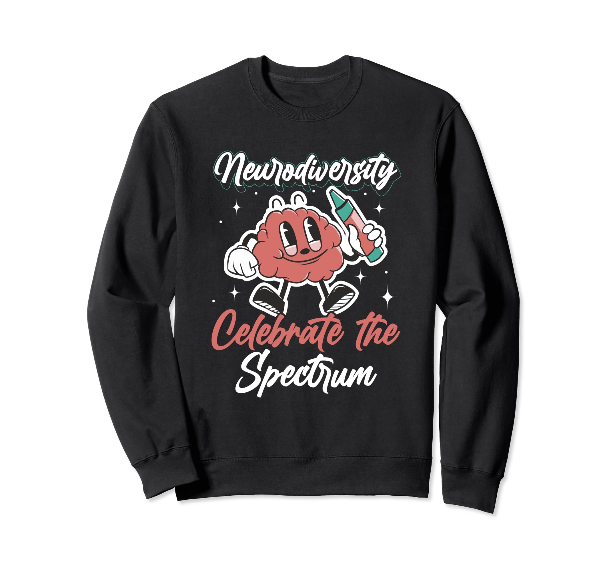 Neurodiversity Brain Autism Sweatshirt - Aesthetic Graphic for Adults - T-Shirt, Sweatshirt, Hoodie