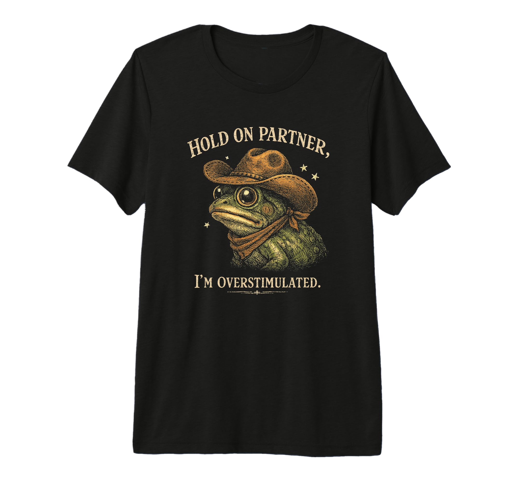 Funny Frog Overstimulated Introvert T-Shirt - Trendy Graphic Men Women - T-Shirt, Sweatshirt, Hoodie
