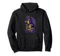 Dragon Reading Books Fantasy Lover Hoodie - Custom Art Print Unisex - T-Shirt, Sweatshirt, Hoodie