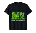 I Wear Green Mental Health Awareness T-Shirt - Minimalist Print Unisex - T-Shirt, Sweatshirt, Hoodie