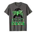 Groovy Messy Bun Leopard Green T-Shirt - Fun Novelty Design Men Women - T-Shirt, Sweatshirt, Hoodie
