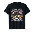 Black Tan Shiba Inu Dog Emotional T-Shirt - Minimalist Print Unisex - T-Shirt, Sweatshirt, Hoodie