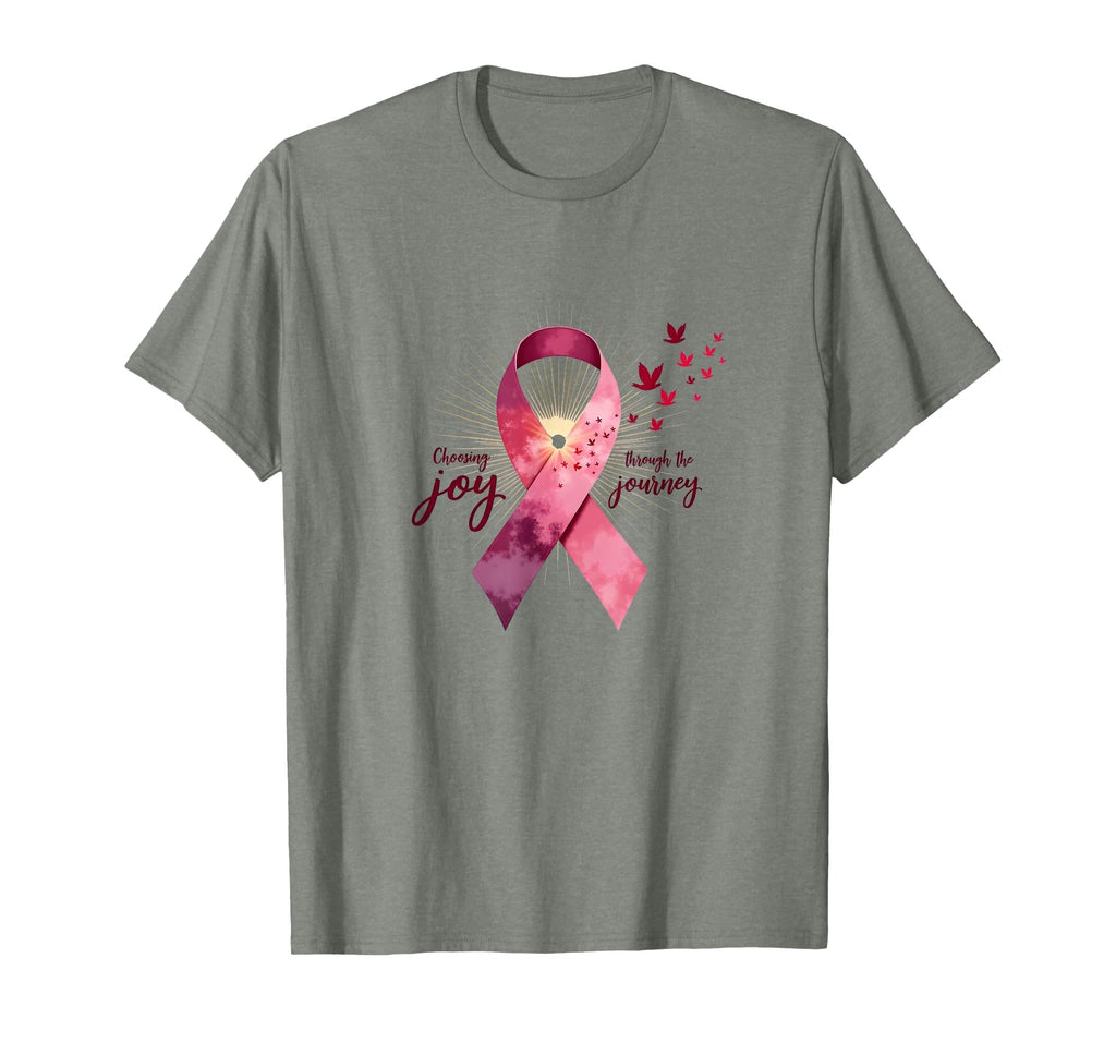 Breast Cancer Shirts Choosing Joy T-Shirt - Aesthetic Graphic for Adults - T-Shirt, Sweatshirt, Hoodie
